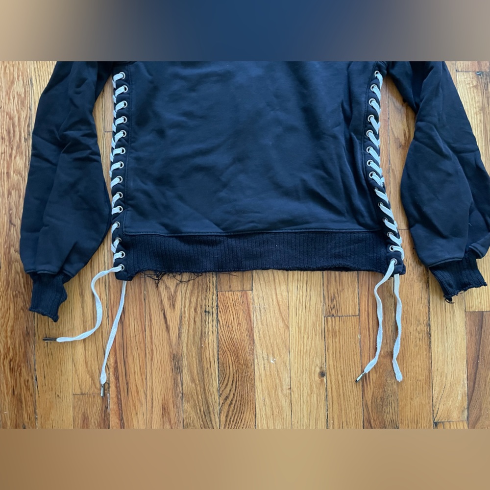 Pam & Gela Lace  Up Hollywood Hoodie - Picture 3 of 6